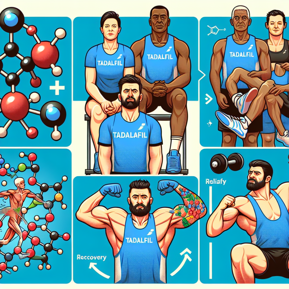 Tadalafil citrate for athletes' muscle recovery