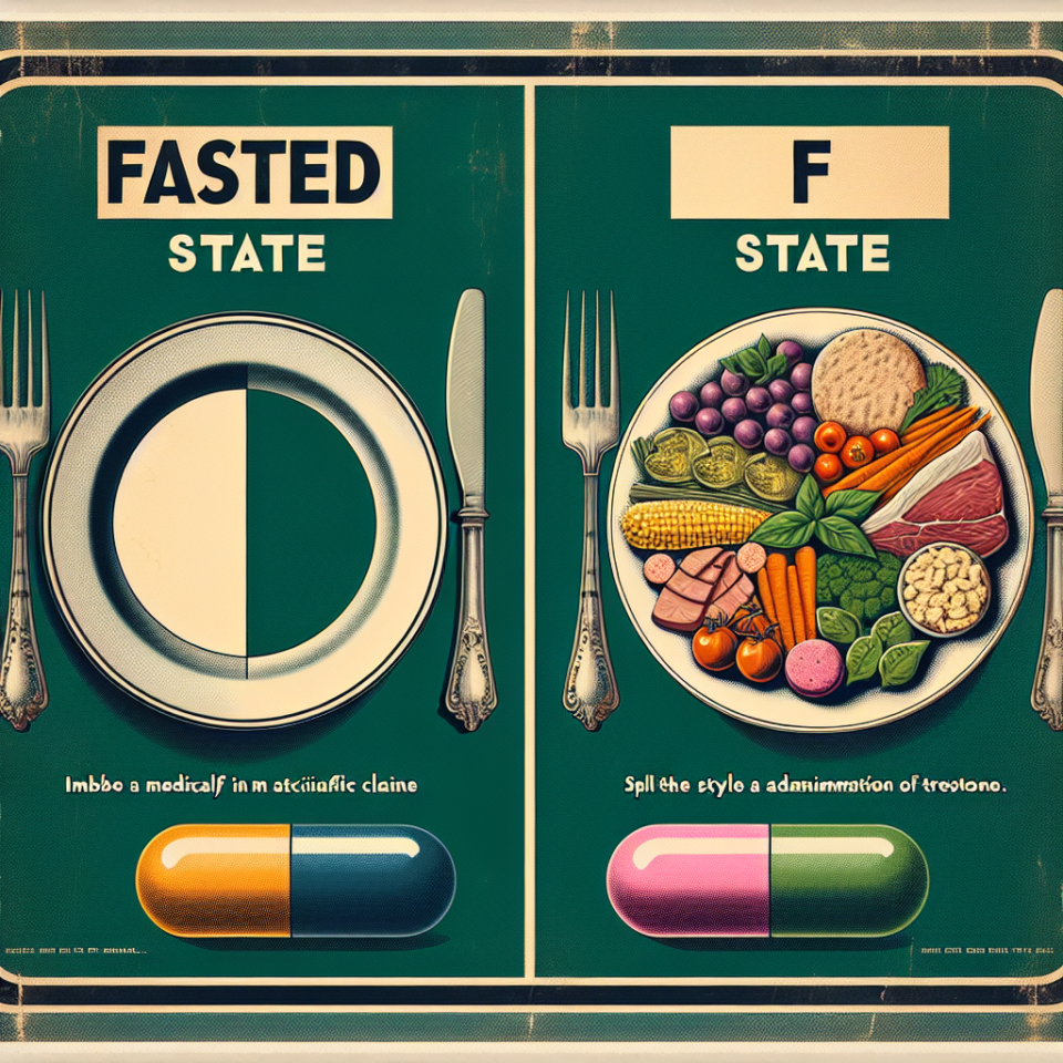Fasted vs fed state administration of trestolone